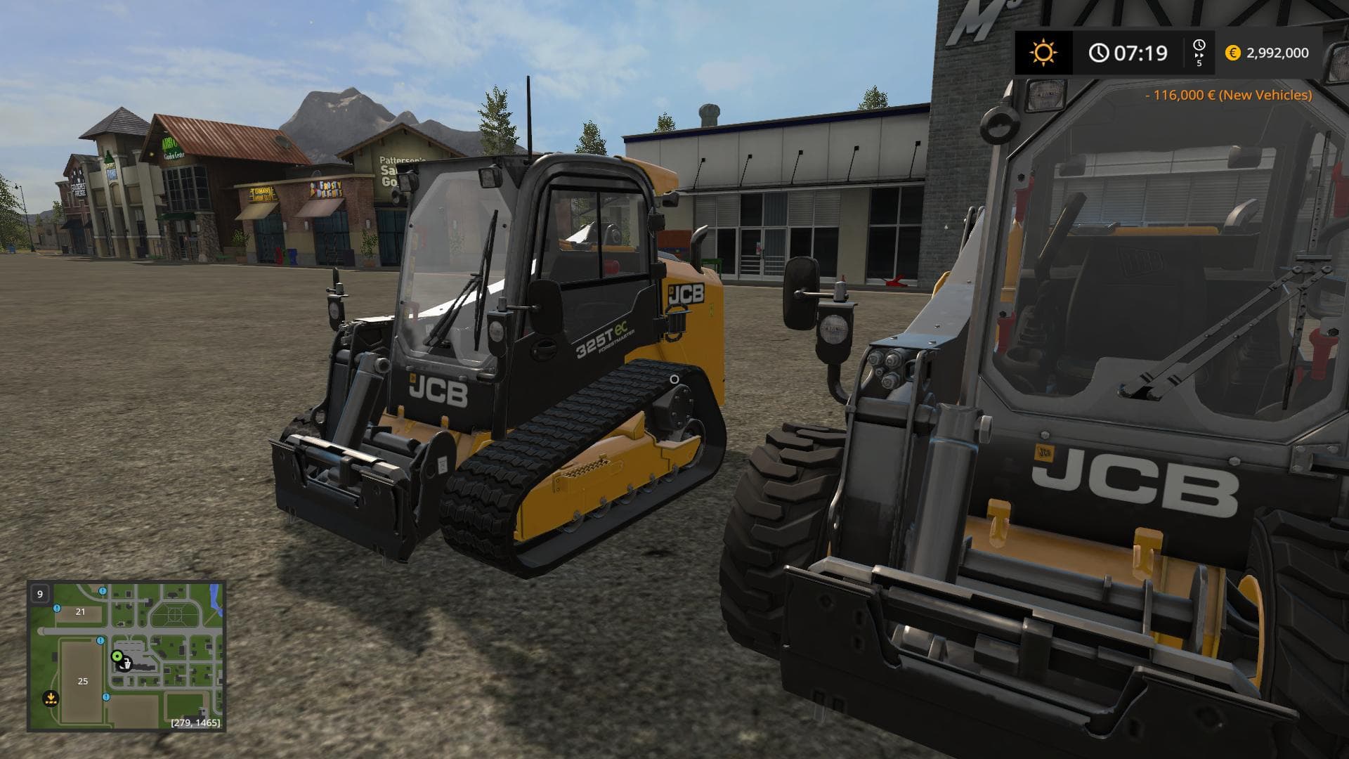 JCB Skidsteer with Weight 2