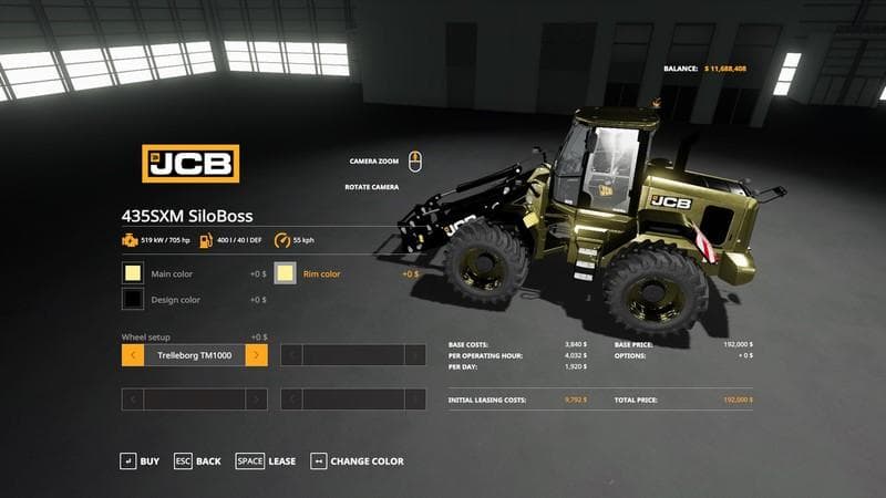 JCb 435 SiloBoss