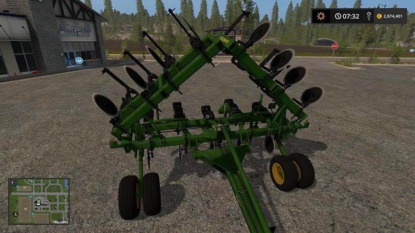 JD 2100 Plow 8 ft wings 3