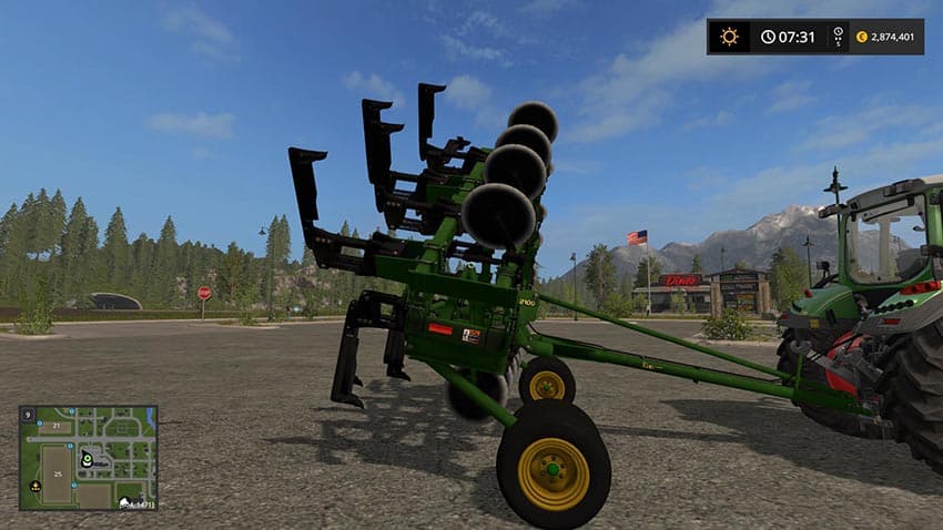 JD 2100 Plow 8 ft wings
