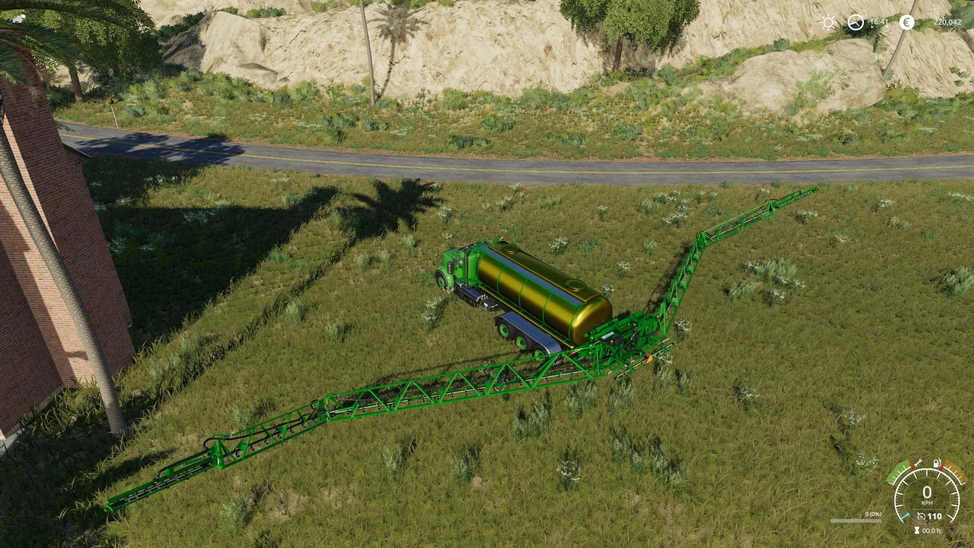 JD 4045 hooklift sprayer