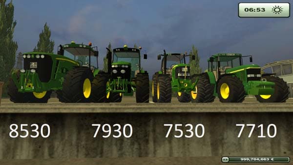 JD 8530 7930 7530 7710 [SP]