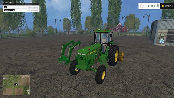 JOHN DEERE 4960 2WD FRONT LOADER 3