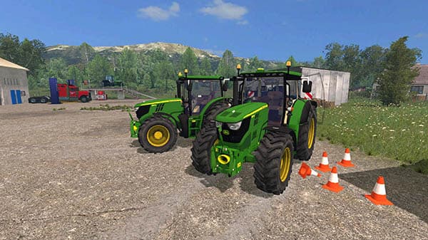 JOHN DEERE 6150R + FL 3