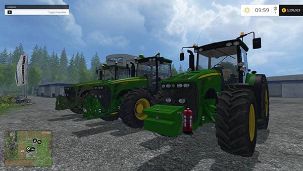 JOHN DEERE 8530 Pack 3