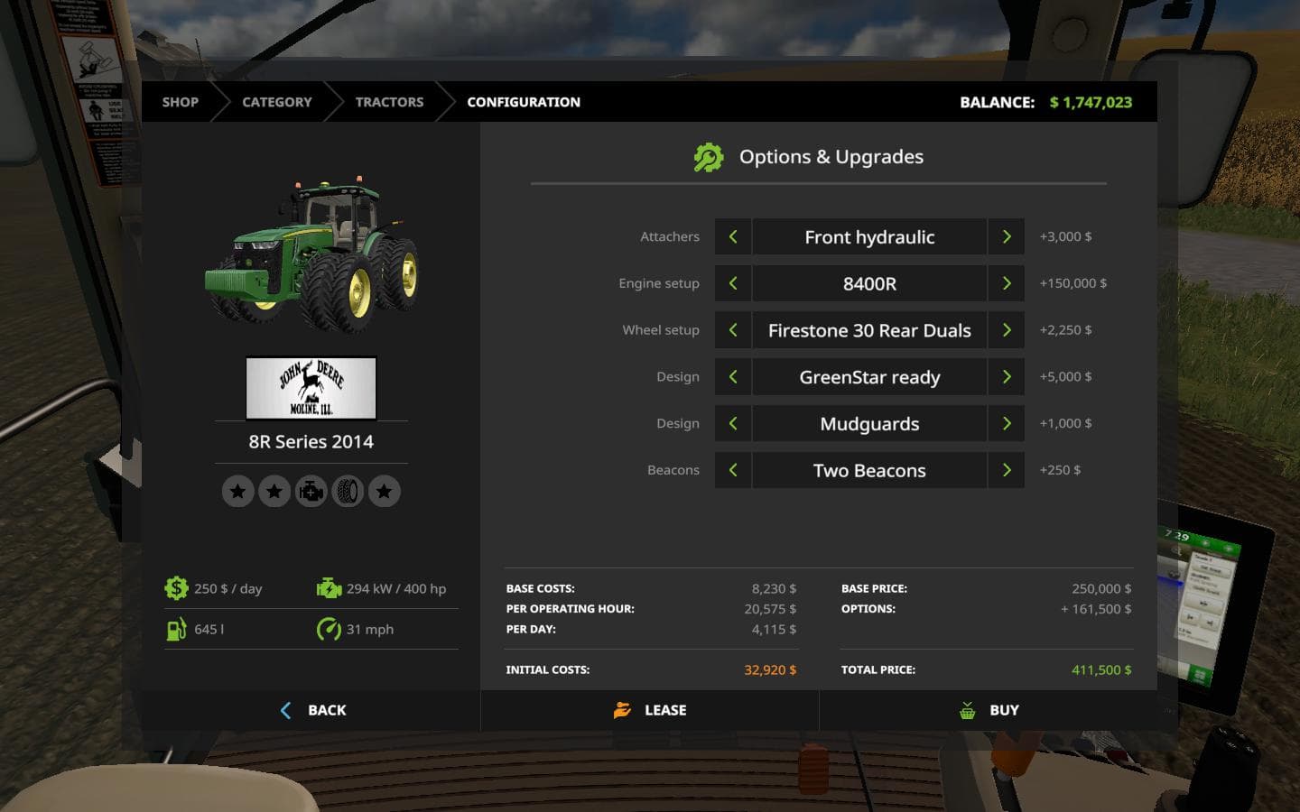 JOHN DEERE 8R SERIES 2014