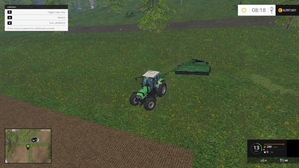 JOHN DEERE 956 MOCO MOWER FIXED