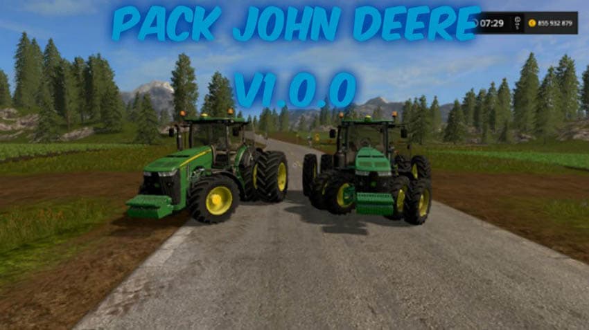 JOHN DEERE TRACTORS PACK