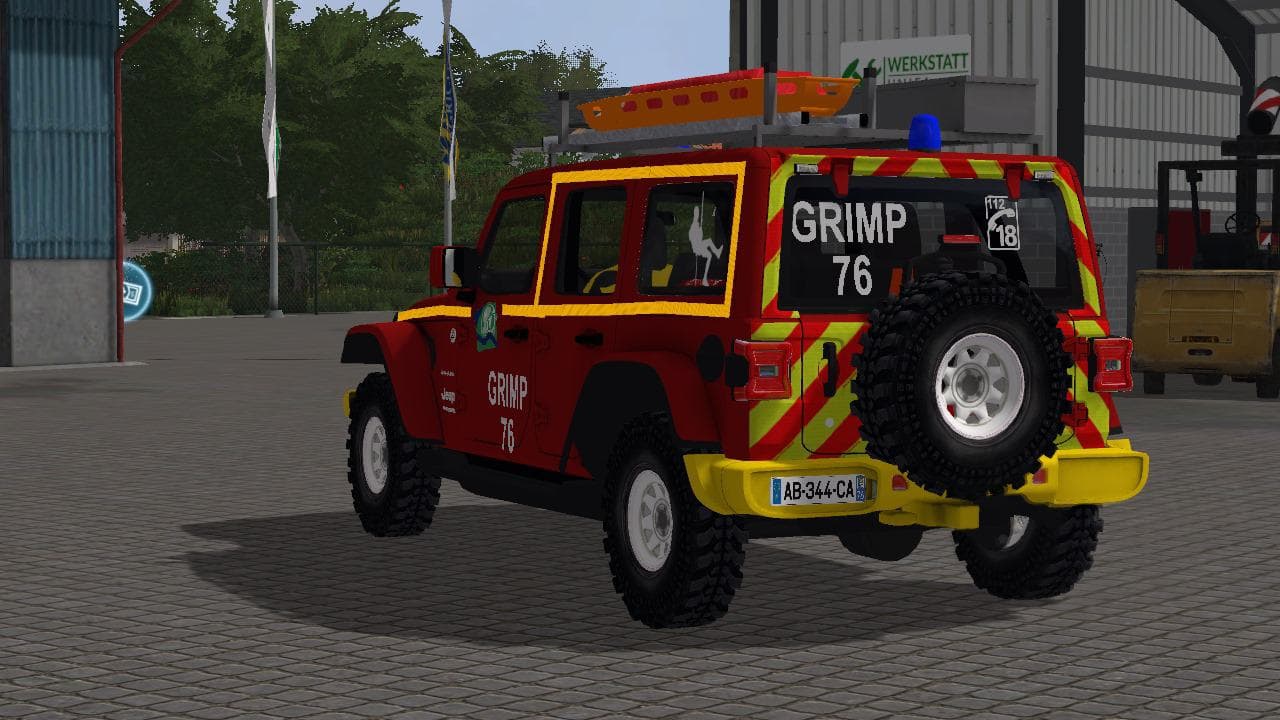 Jeep Wrangler Pompier