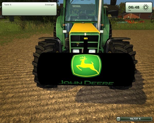 John Deer Weight 700kg [MP] 2