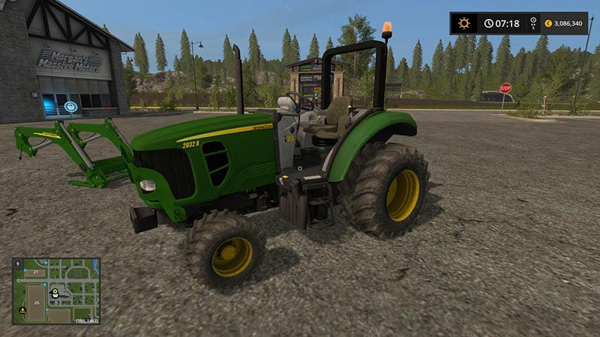 John Deere 2032R 4x4​ and Pack 3