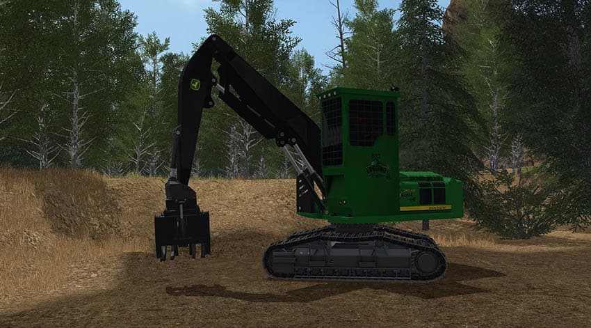 John Deere 2454D powerclam 2