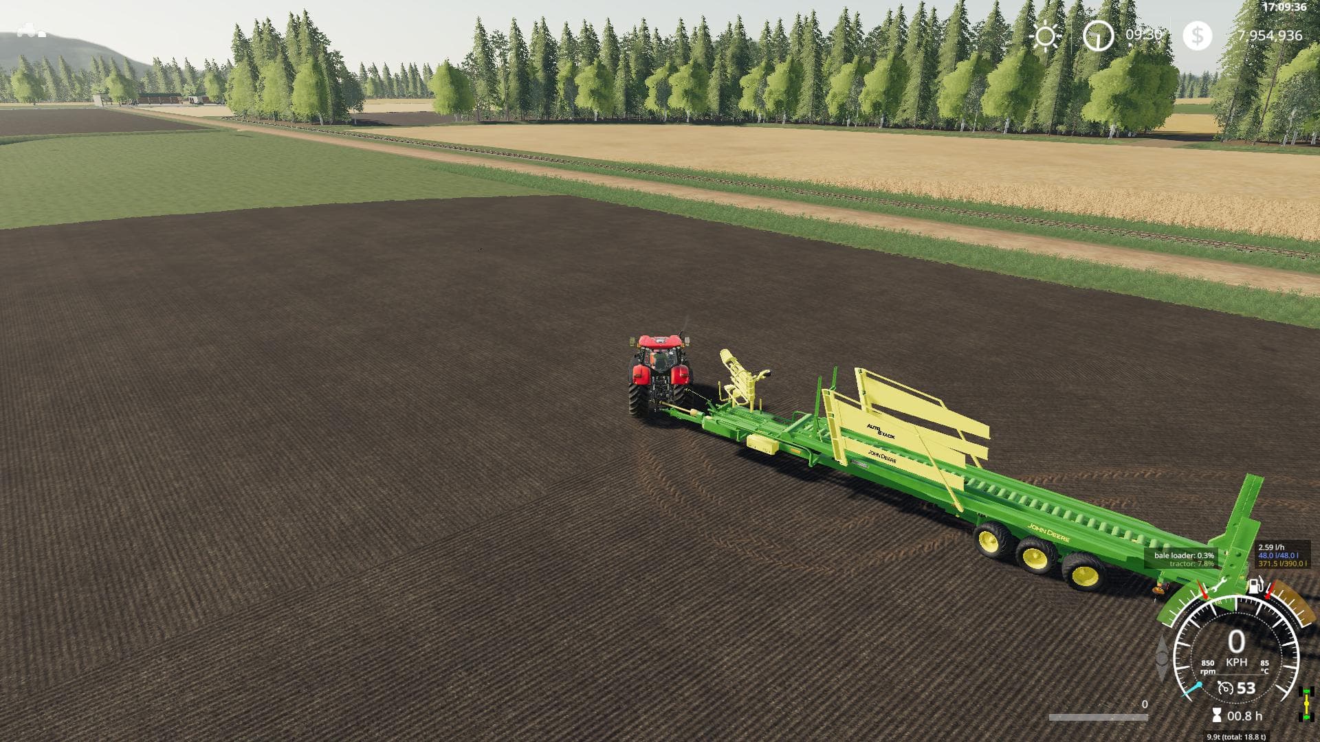 John Deere 32 bale Autostacker 3