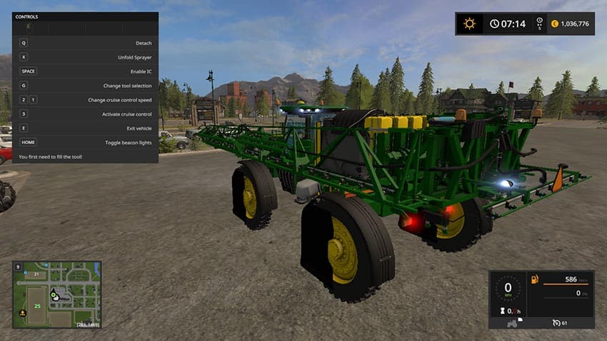 John Deere 4045 Sprayer