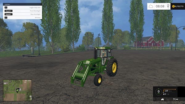John Deere 4455 WITH FLUPACK 3
