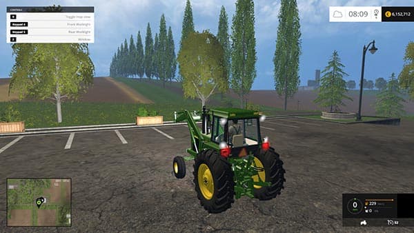 John Deere 4455 WITH FLUPACK 2