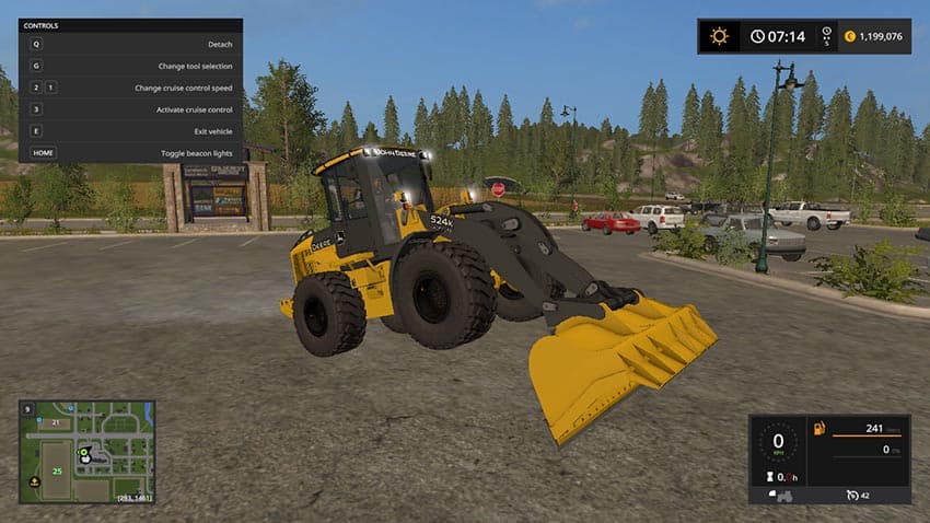 John Deere 524k
