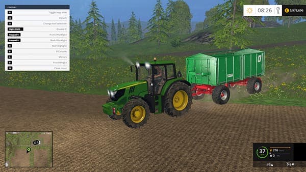 John Deere 6115M FL
