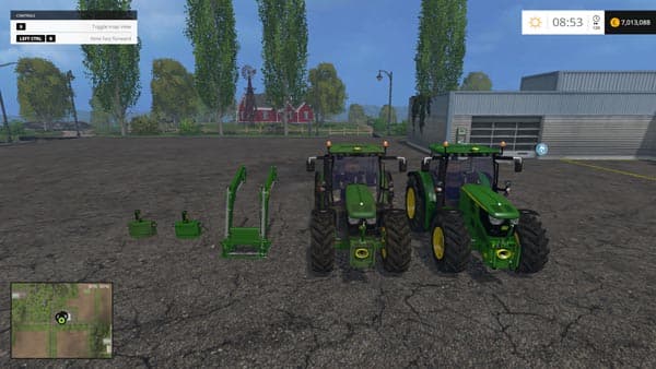 John Deere 6170R FL Pack 2