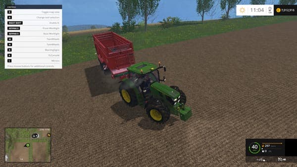 John Deere 6170R FL Pack