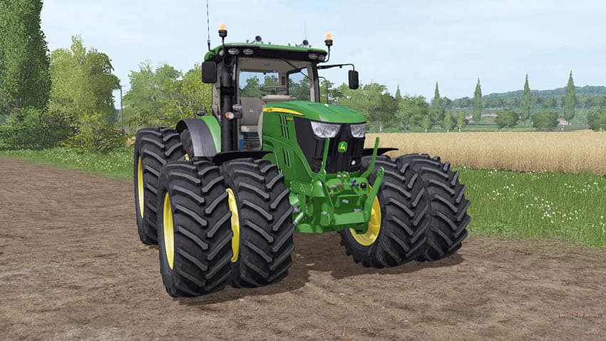 John Deere 6195R + Tools 3