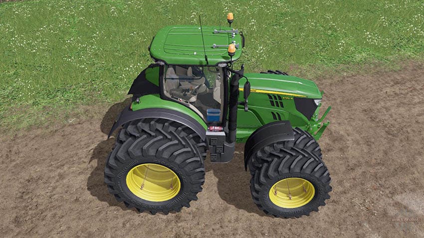 John Deere 6195R + Tools 2