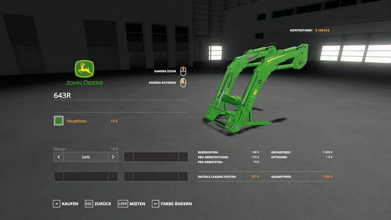John Deere 643R 2