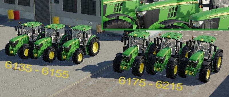 John Deere 6R series Pack 2