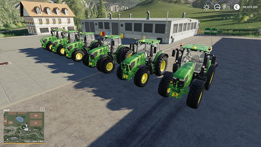 John Deere 6R with SeatCam 3