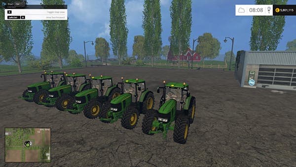John Deere 7030 Premium Pack 3