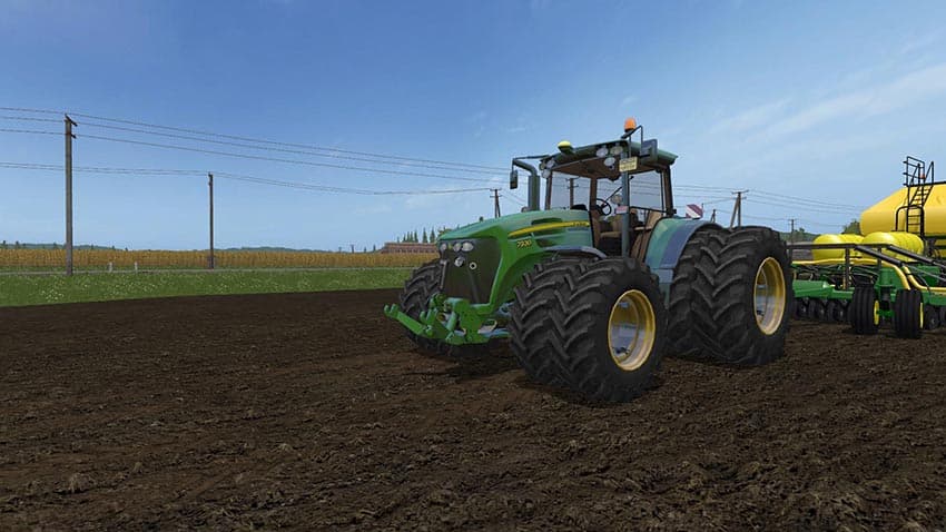 John Deere 7930 TwinWheels &amp; 1910 Seeder 2