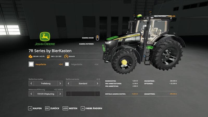 John Deere 7R Chiptuning 2