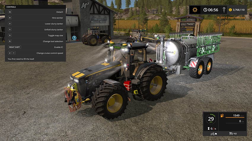John Deere 8530 Black Shadow