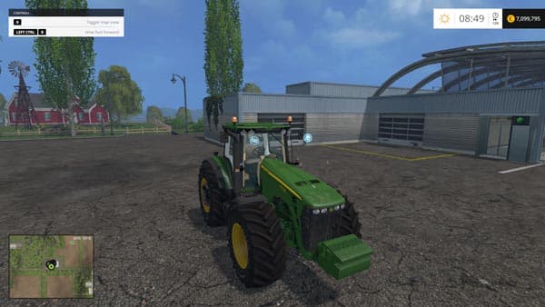 John Deere 8530 Tractor Hand Mode 3