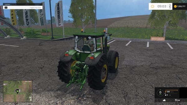John Deere 8530 Tractor Hand Mode 2