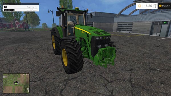 John Deere 8530 with FH [MP] 3