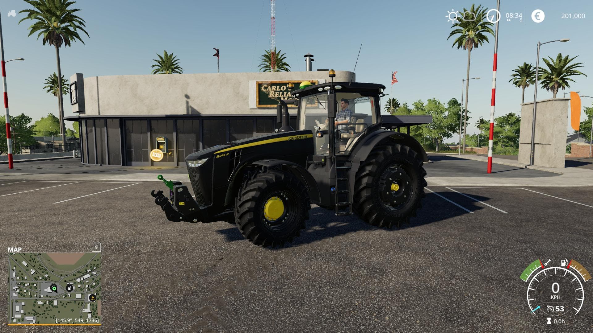 John Deere 8R Black 3