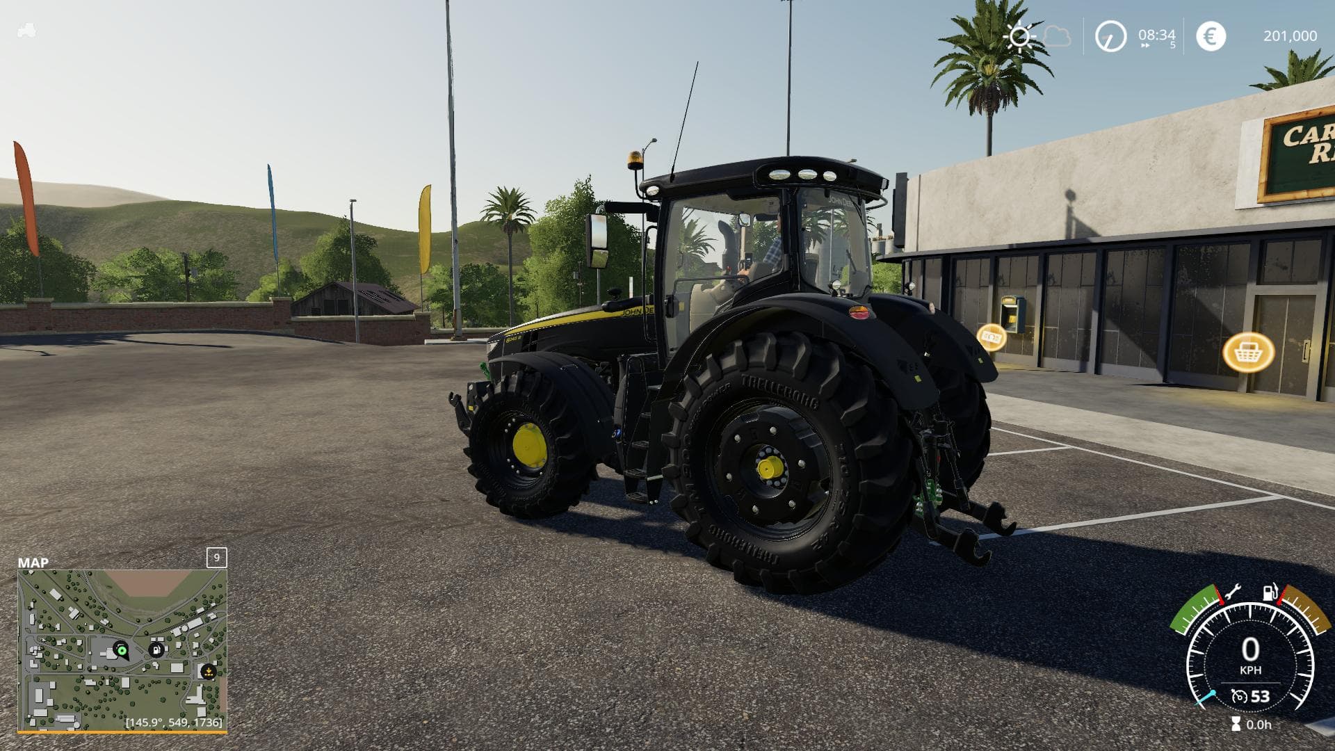 John Deere 8R Black 2