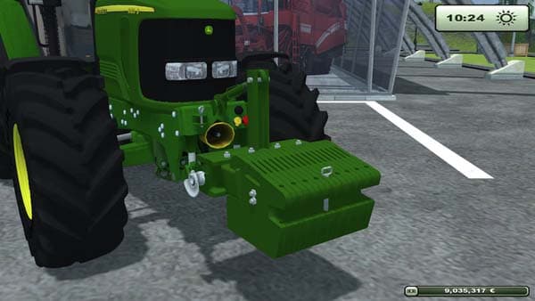 John Deere 900 kg weight [MP]