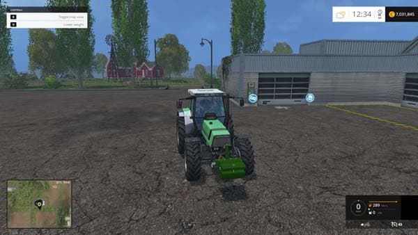 John Deere 900KG weight [MP] 2