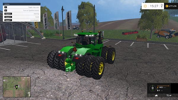 John Deere 9620R Triples 2