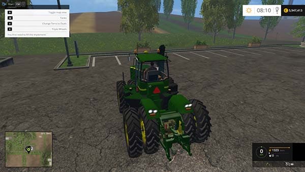 John Deere 9630 Selectable Wheels 2