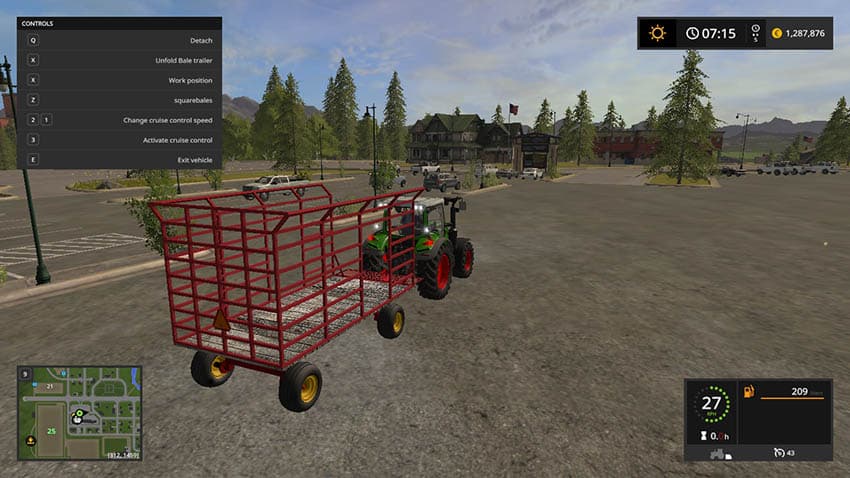 John Deere Baler and Thrower Wagon 2