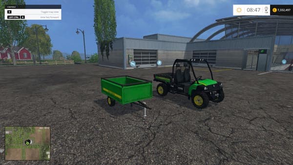 John Deere Gator with Trailer 3