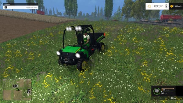 John Deere Gator with Trailer 2