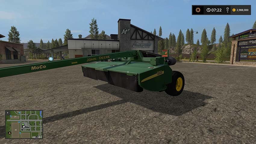 John Deere MOCO mower 3