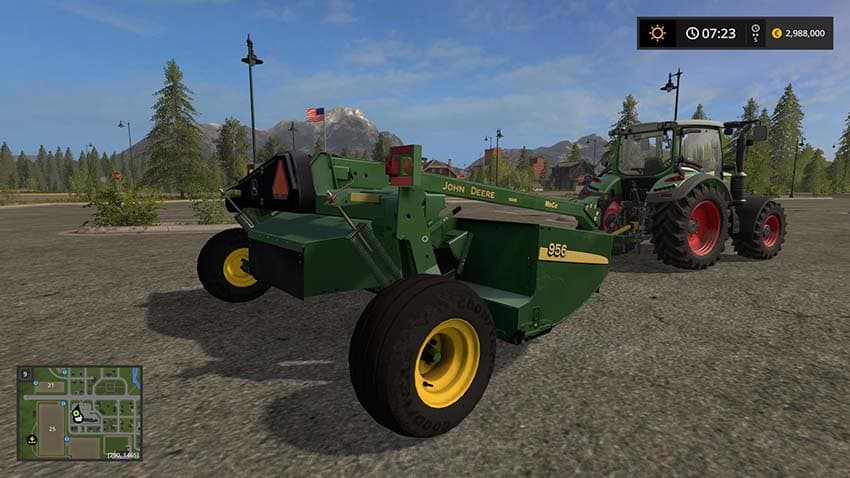 John Deere MOCO mower 2