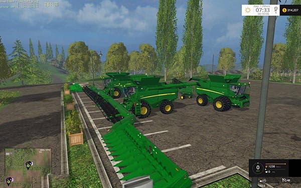 John Deere S Series Combine Pack 1