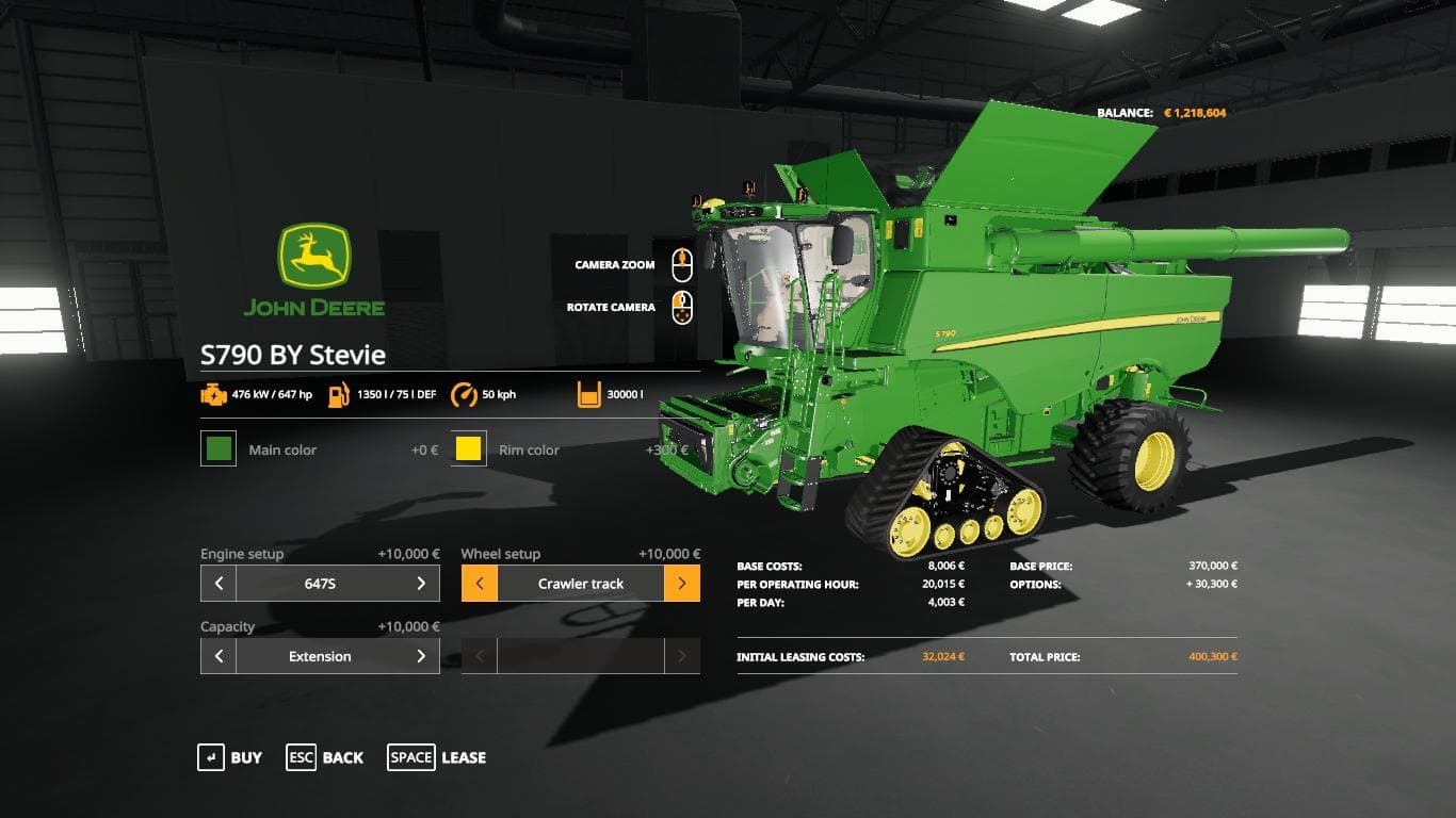 John Deere S790 by Stevie 2