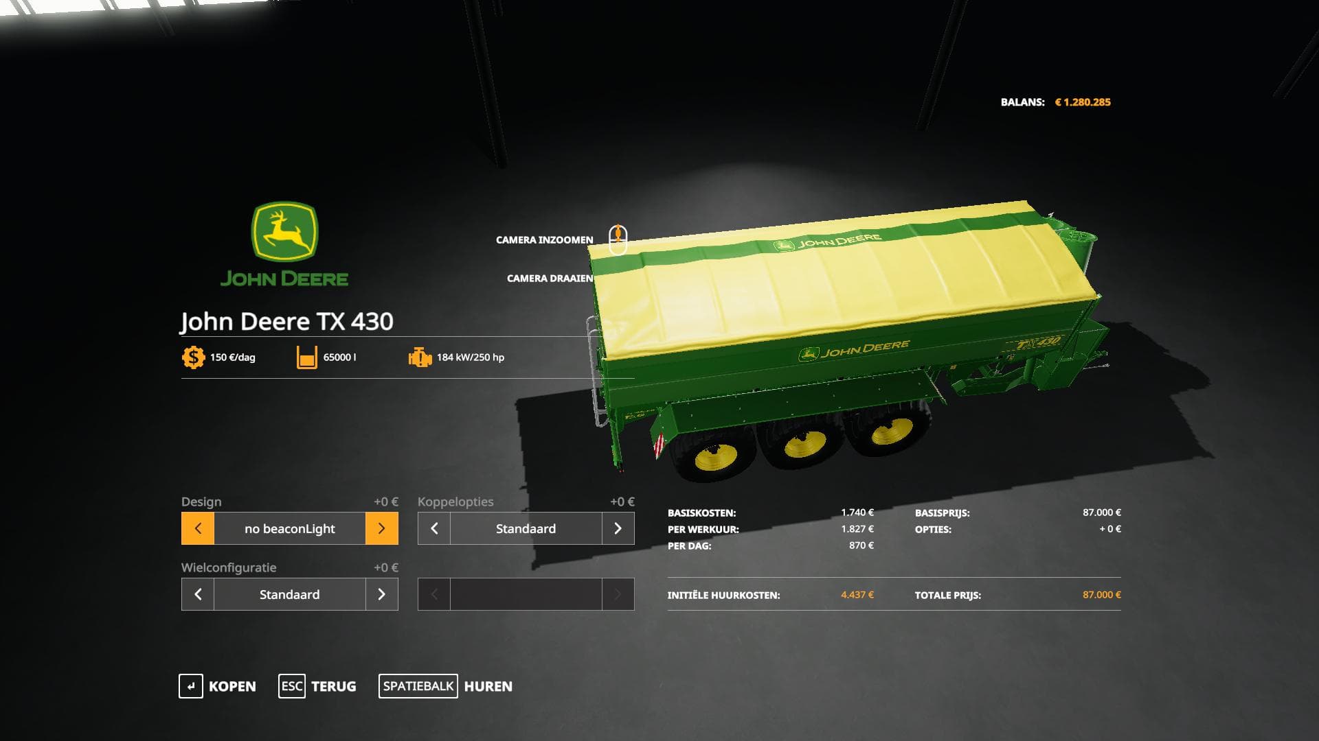 John Deere TX430 2